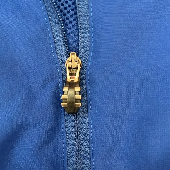 Seton Hall Pirates Track Jacket Baggy 1/4 Zip Adidas Blue/White Climaproof Large - Picture 7 of 11